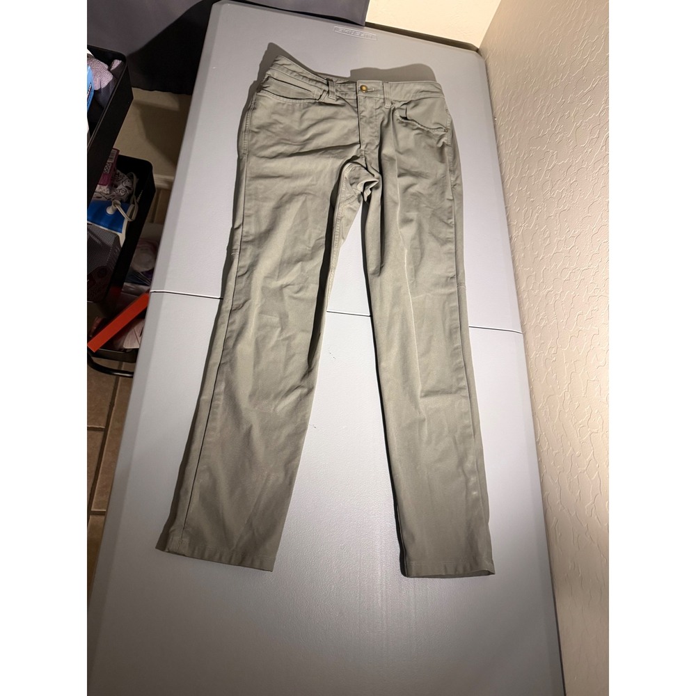 Lululemon ABC Pant Slim Warpstreme Sage Green 5 Pocket Mens 28 x 30 M5972S